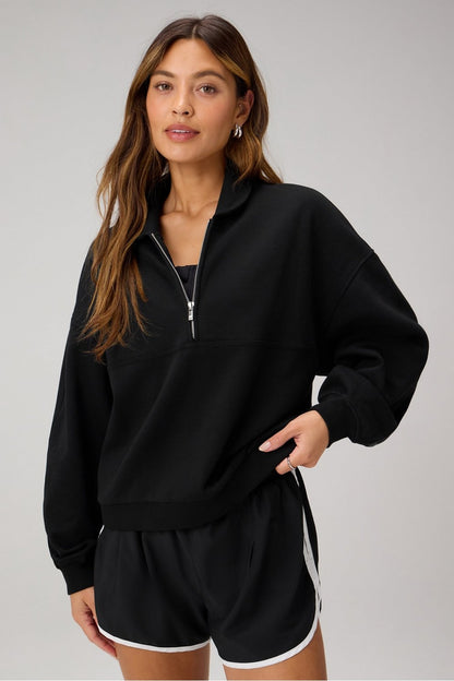 Fabletics Cozy Fleece Relaxed Half Zip
