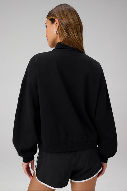 Fabletics Cozy Fleece Relaxed Half Zip
