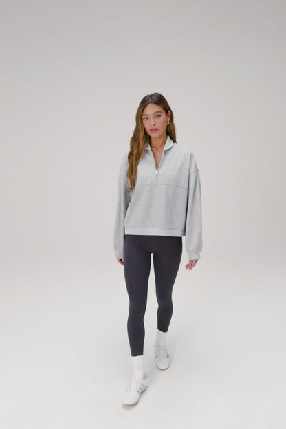 Fabletics Cozy Fleece Relaxed Half Zip