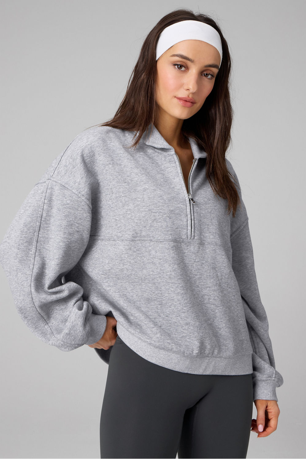 Fabletics Cozy Fleece Relaxed Half Zip