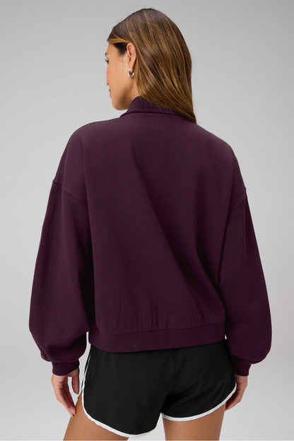 Fabletics Cozy Fleece Relaxed Half Zip