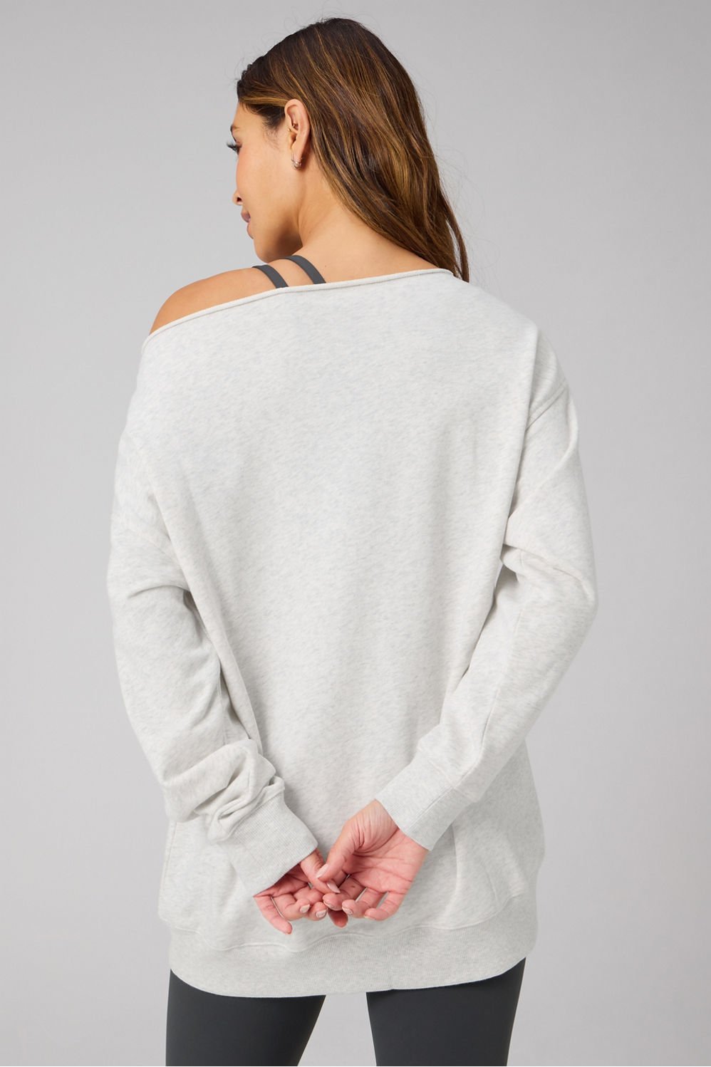 Fabletics Year Round Terry Off Shoulder Tunic