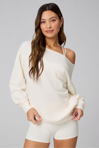 Fabletics Year Round Terry Off Shoulder Tunic
