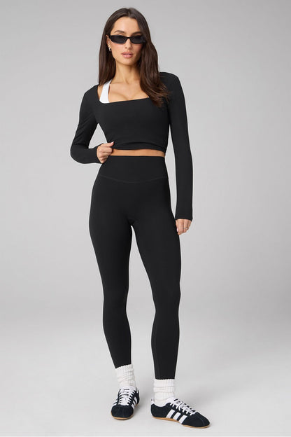 Fabletics PureLuxe Long-Sleeve Built-In Bra Top