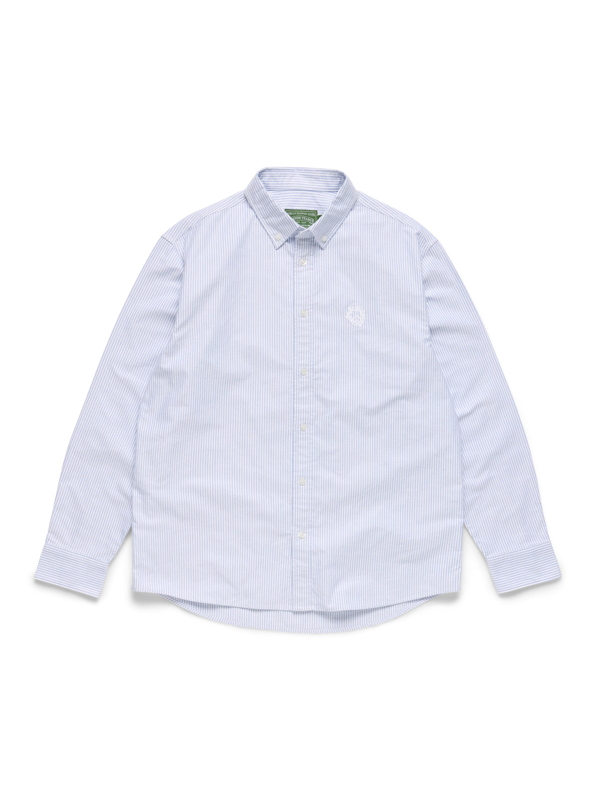 Denim Tears Peace Wreath Oxford Shirt Blue