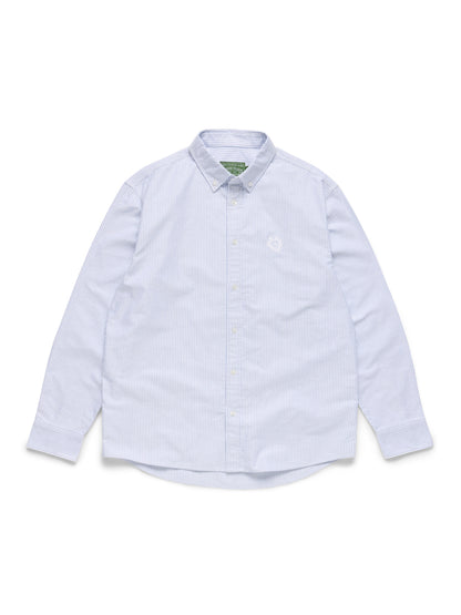 Denim Tears Peace Wreath Oxford Shirt Blue