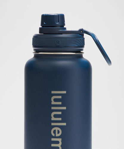 Lululemon Back to Life Sport Bottle 32oz Blue Twill