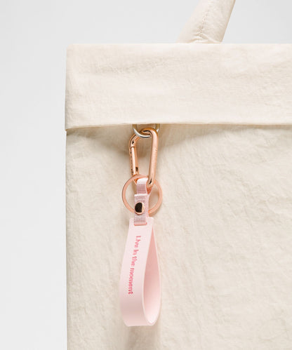 Lululemon Silicone Keychain