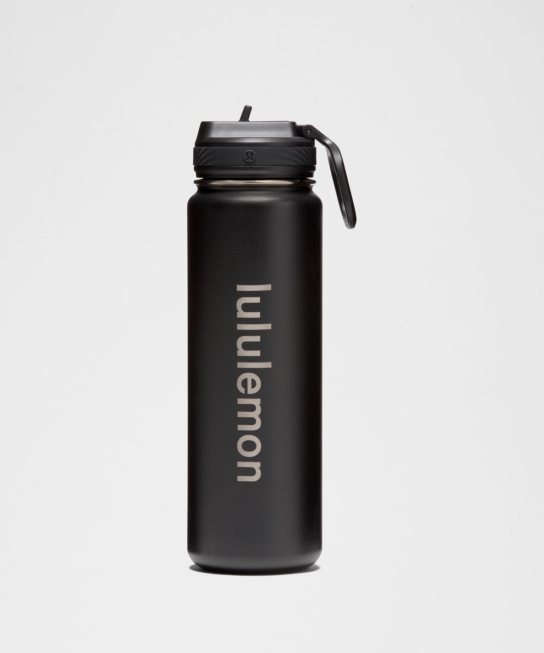 Lululemon Back to Life Sport Bottle 24oz *Straw Lid Black