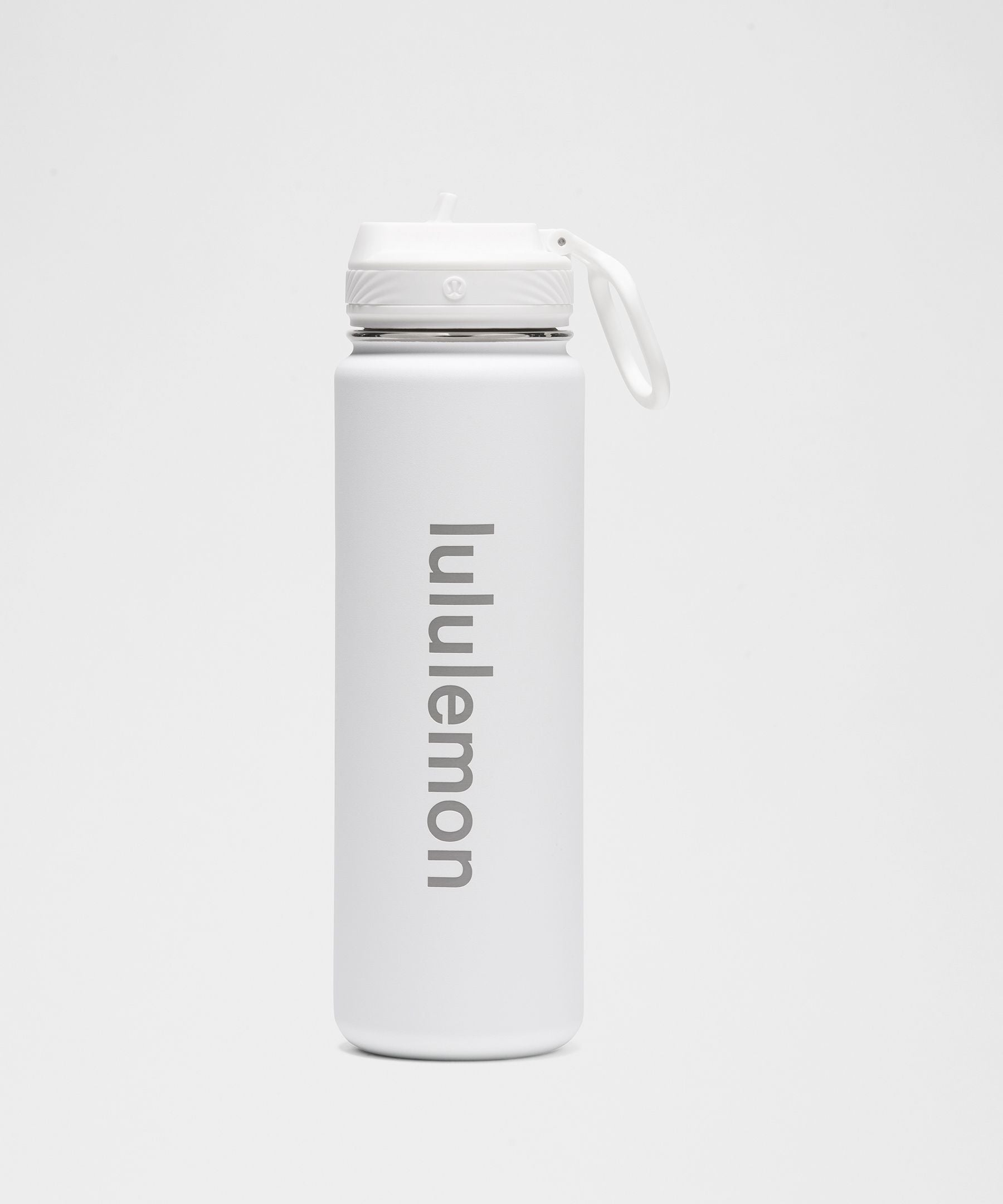 Lululemon Back to Life Sport Bottle 24oz *Straw Lid White