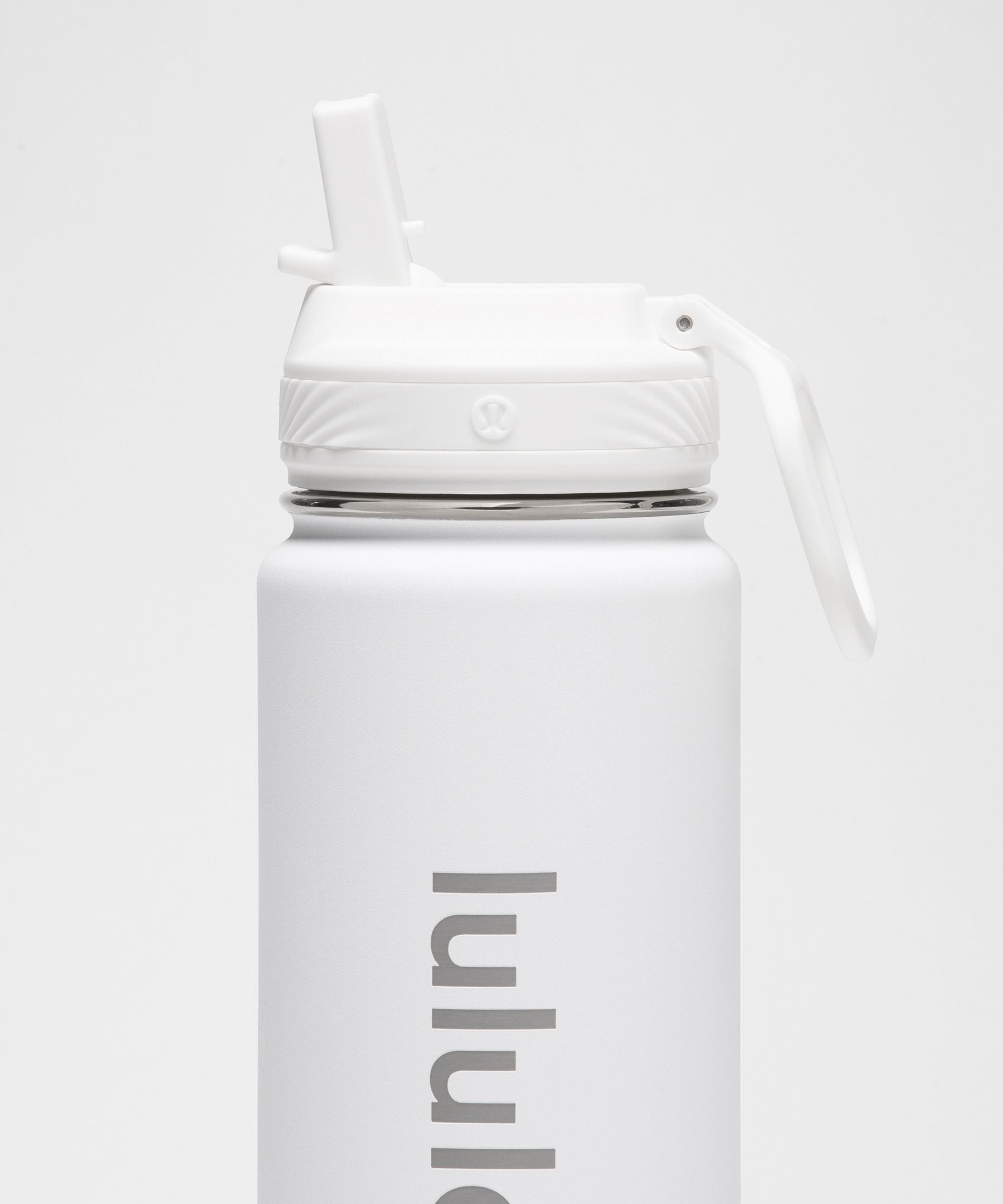 Lululemon Back to Life Sport Bottle 24oz *Straw Lid White
