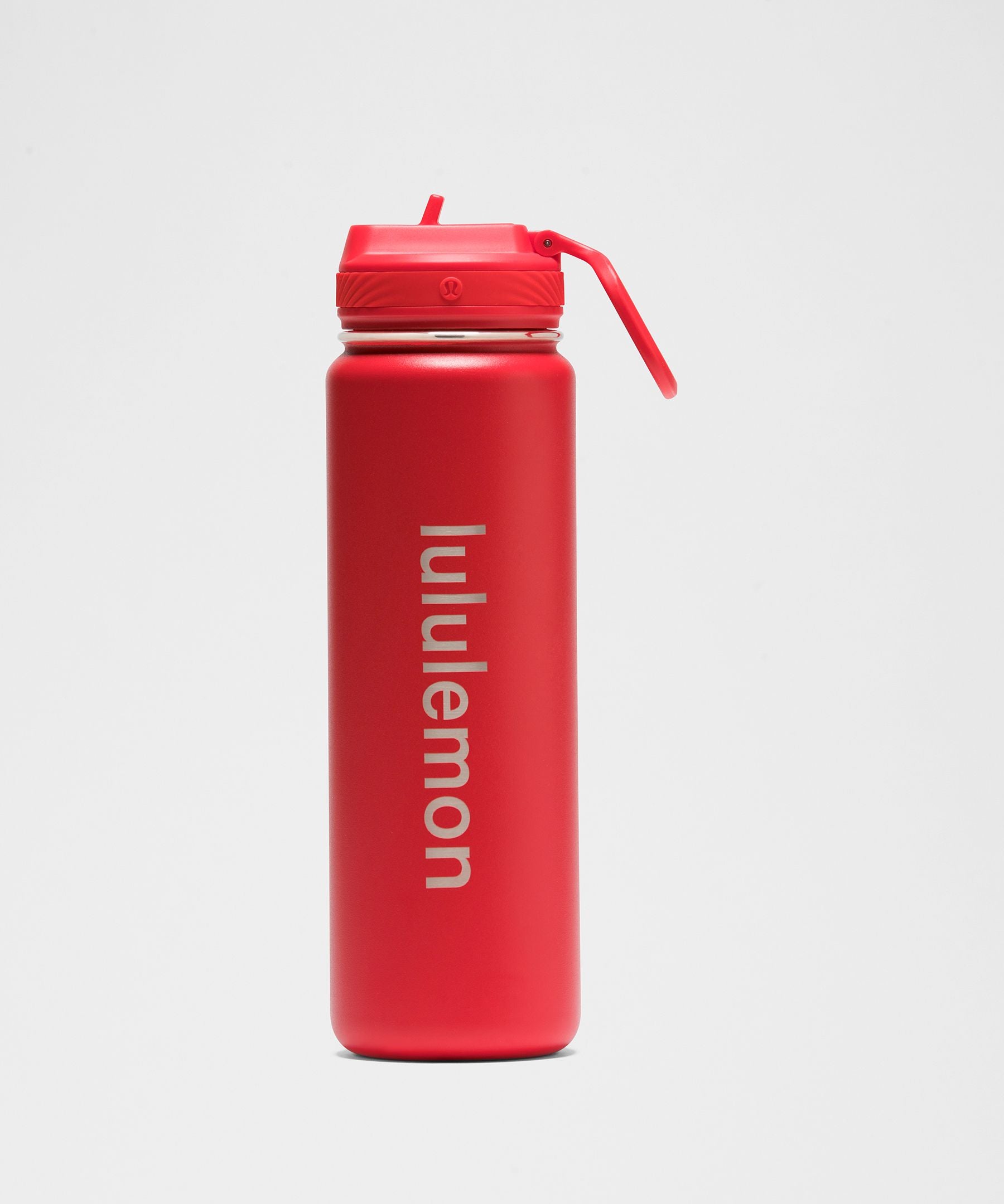 Lululemon Back to Life Sport Bottle 24oz *Straw Lid Lulu Red