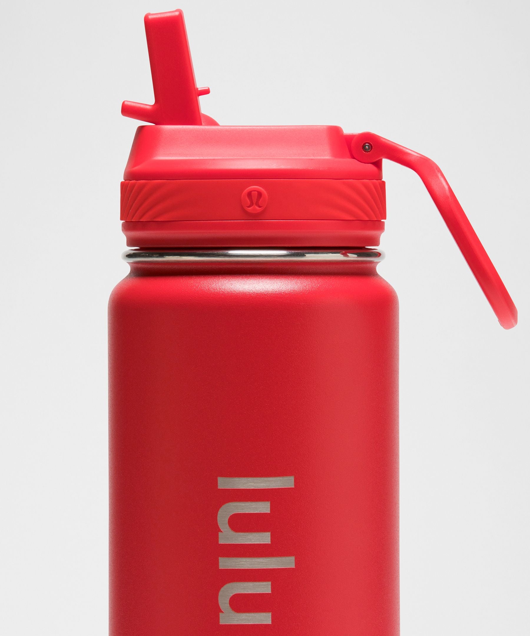 Lululemon Back to Life Sport Bottle 24oz *Straw Lid Lulu Red
