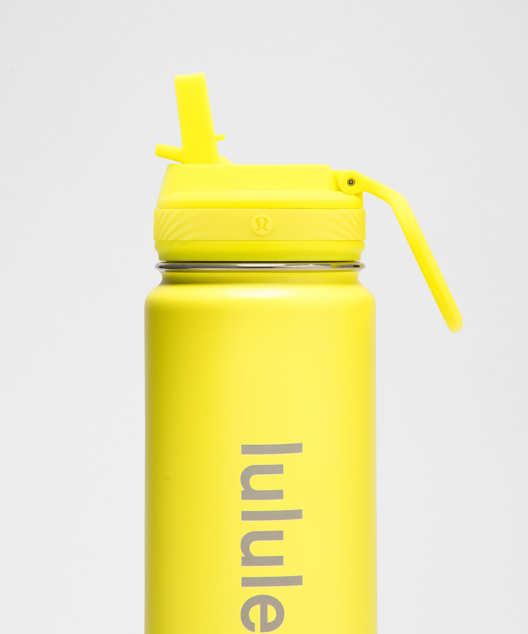 Lululemon Back to Life Sport Bottle 24oz *Straw Lid Daisy Glow