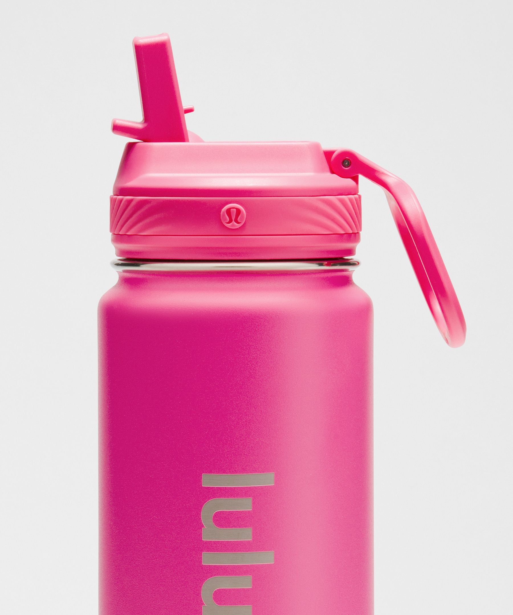 Lululemon Back to Life Sport Bottle 24oz *Straw Lid Racer Pink