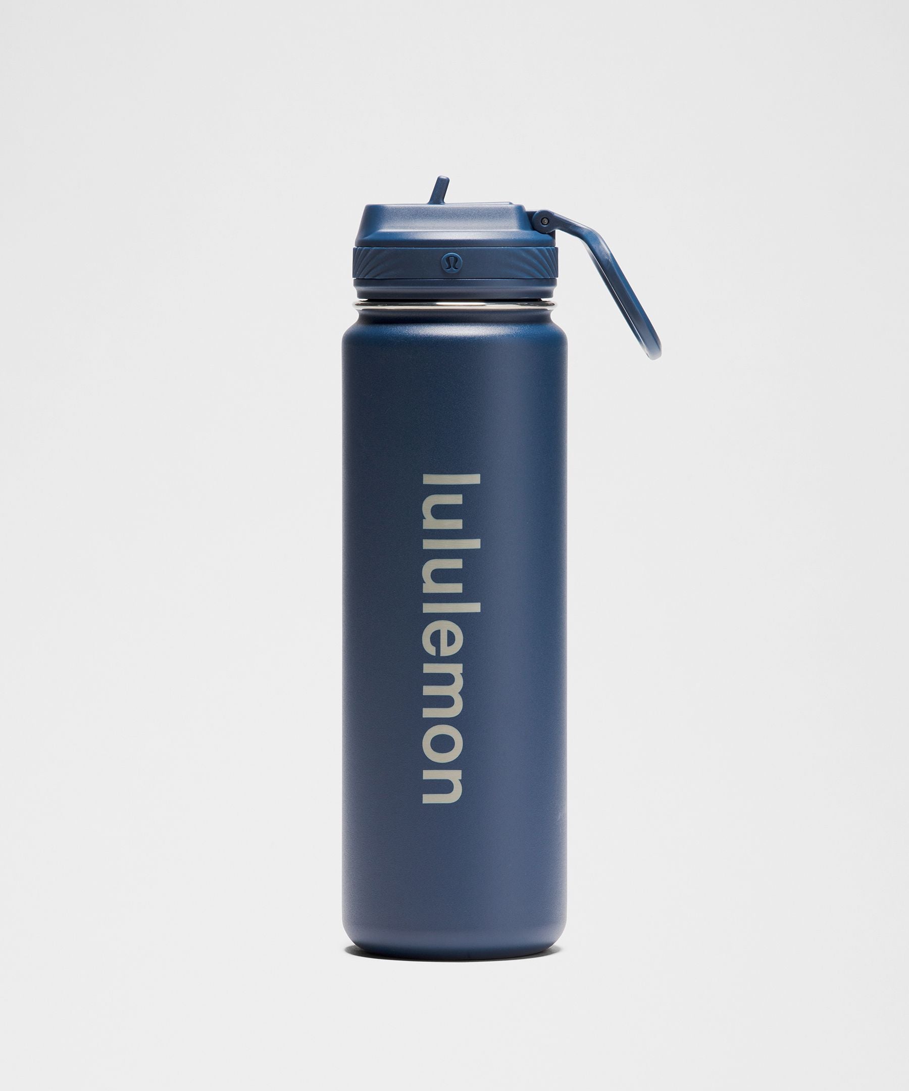 Lululemon Back to Life Sport Bottle 24oz *Straw Lid Blue Twill