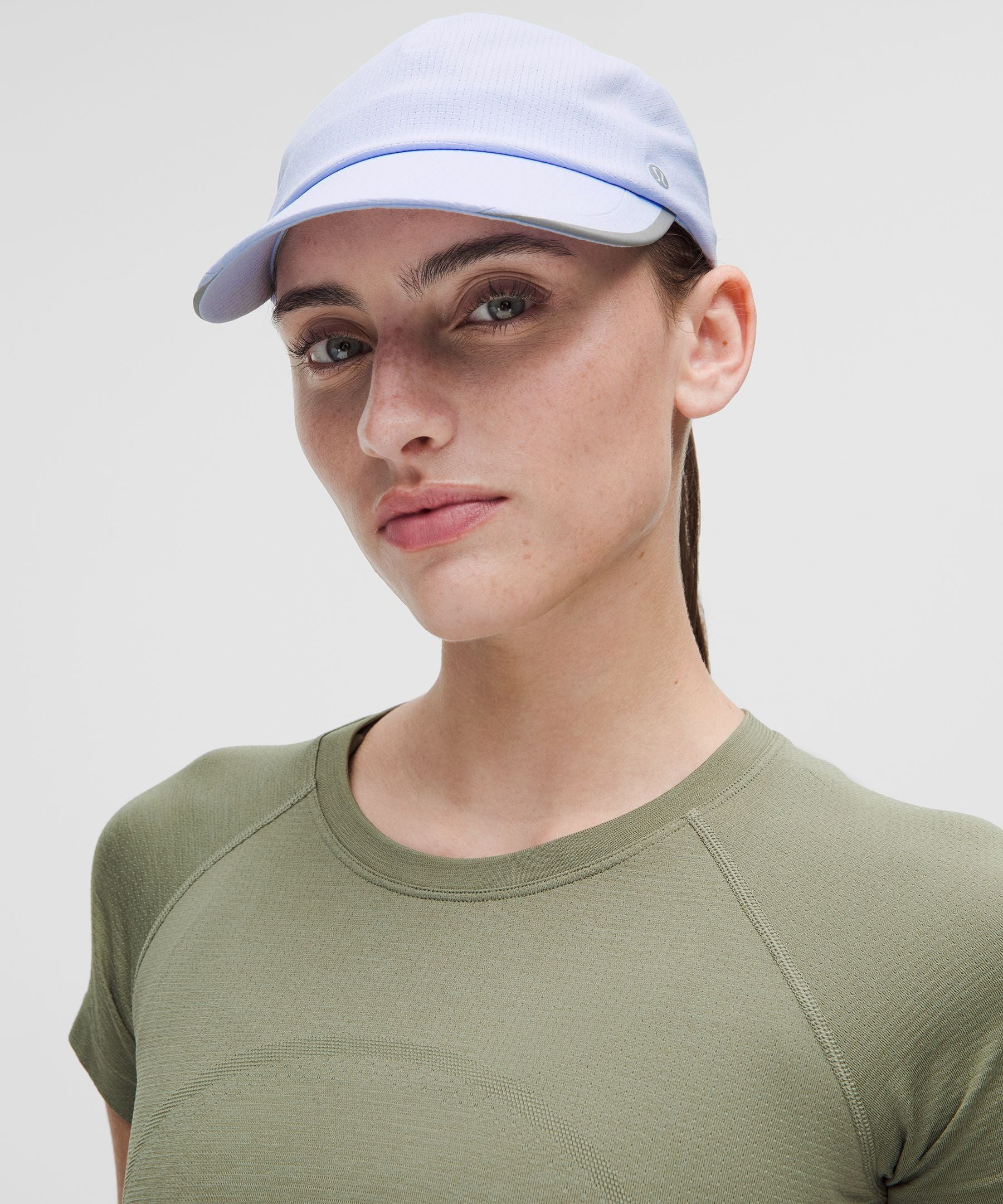 Lululemon Fast and Free Running Hat *WovenAir Serene Blue