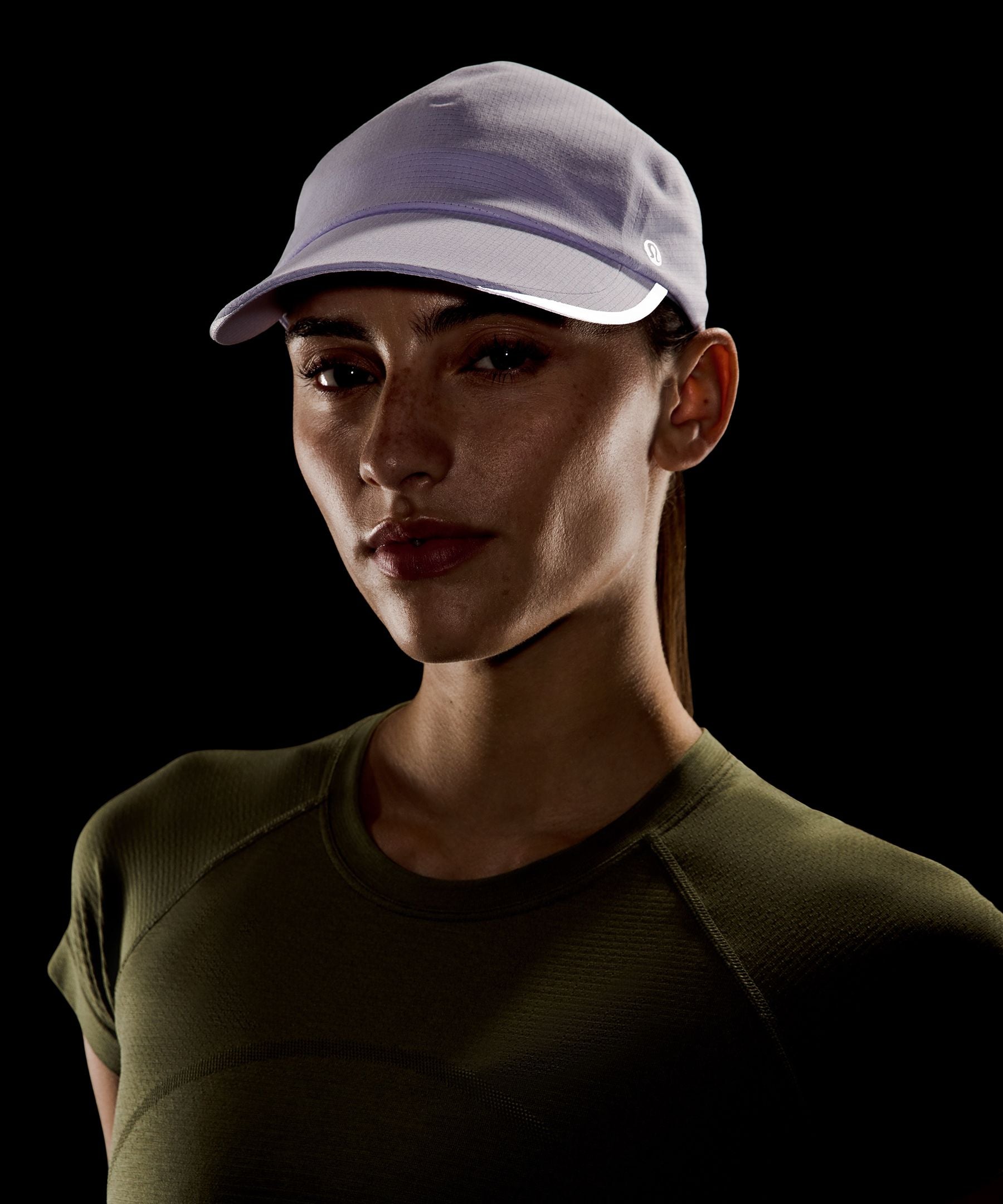 Lululemon Fast and Free Running Hat *WovenAir Serene Blue