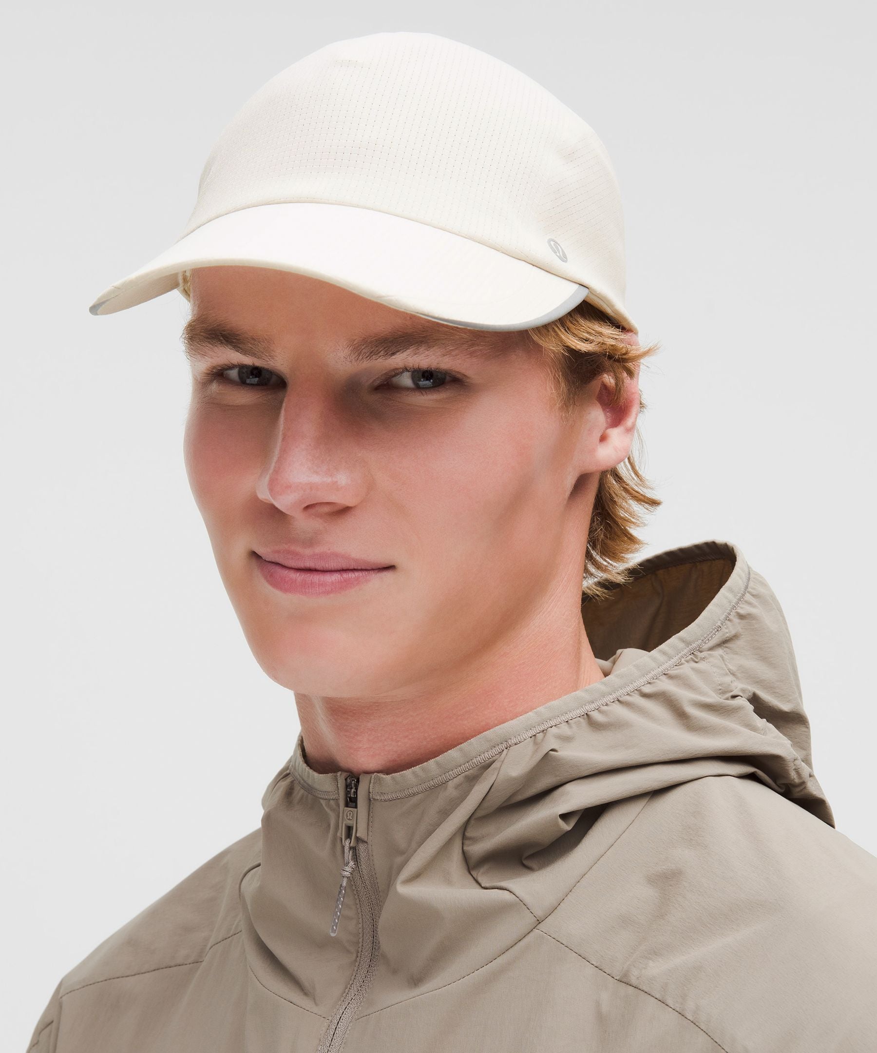 Lululemon Fast and Free Running Hat *WovenAir Light Ivory