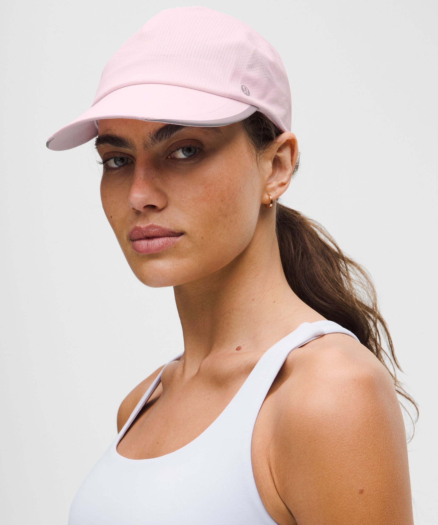 Lululemon Fast and Free Running Hat *WovenAir Blissful Pink