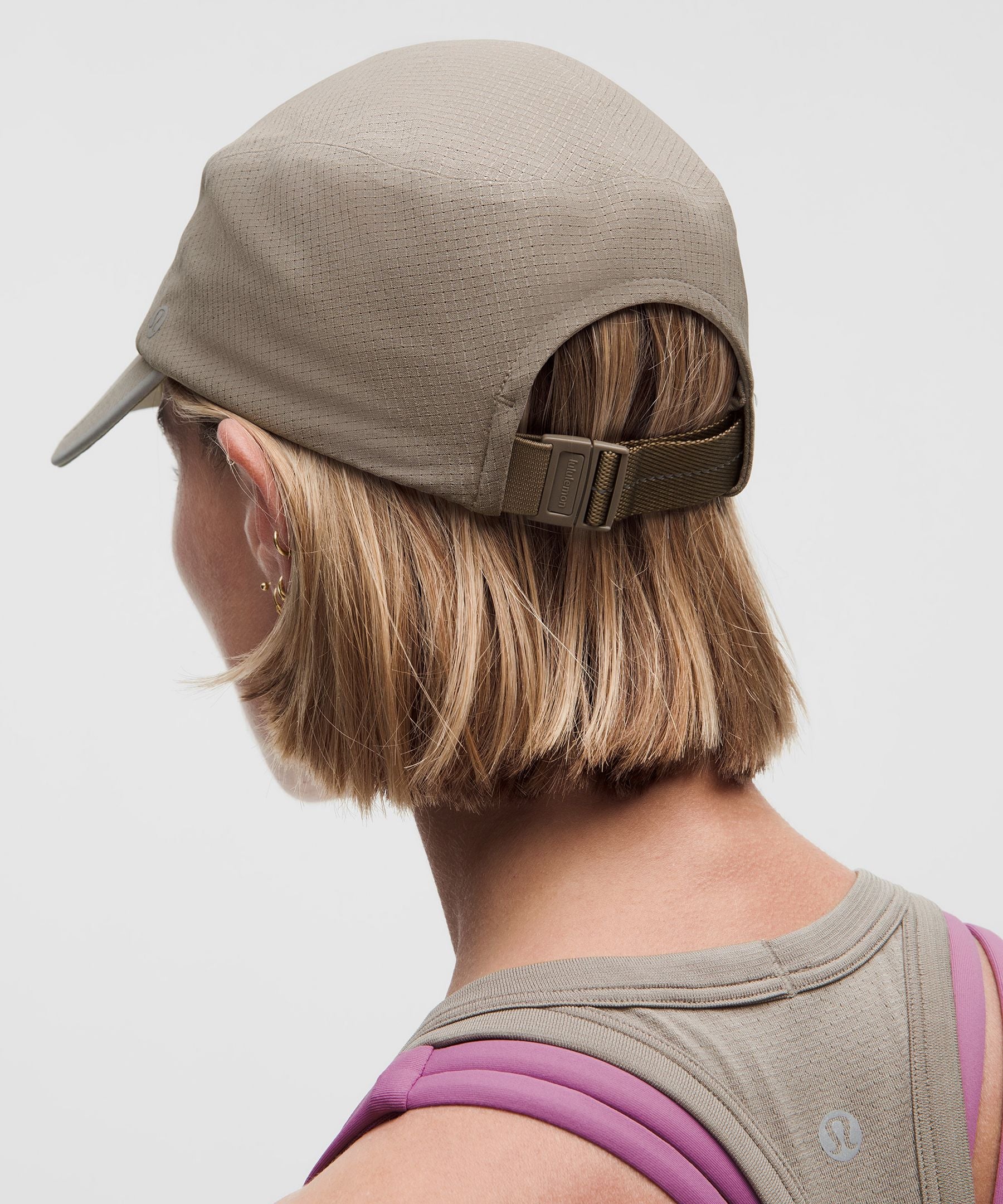 Lululemon Fast and Free Running Hat *WovenAir Warm Ash Grey