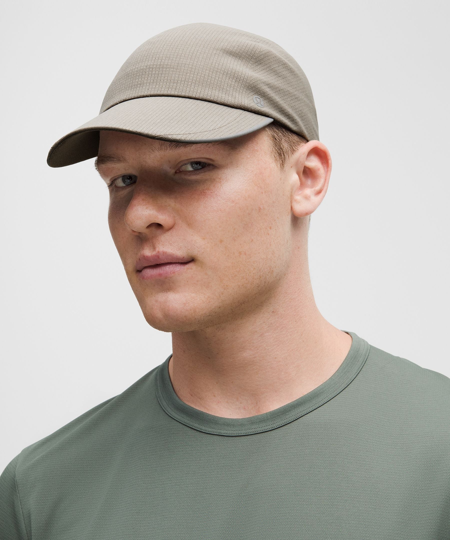Lululemon Fast and Free Running Hat *WovenAir Warm Ash Grey