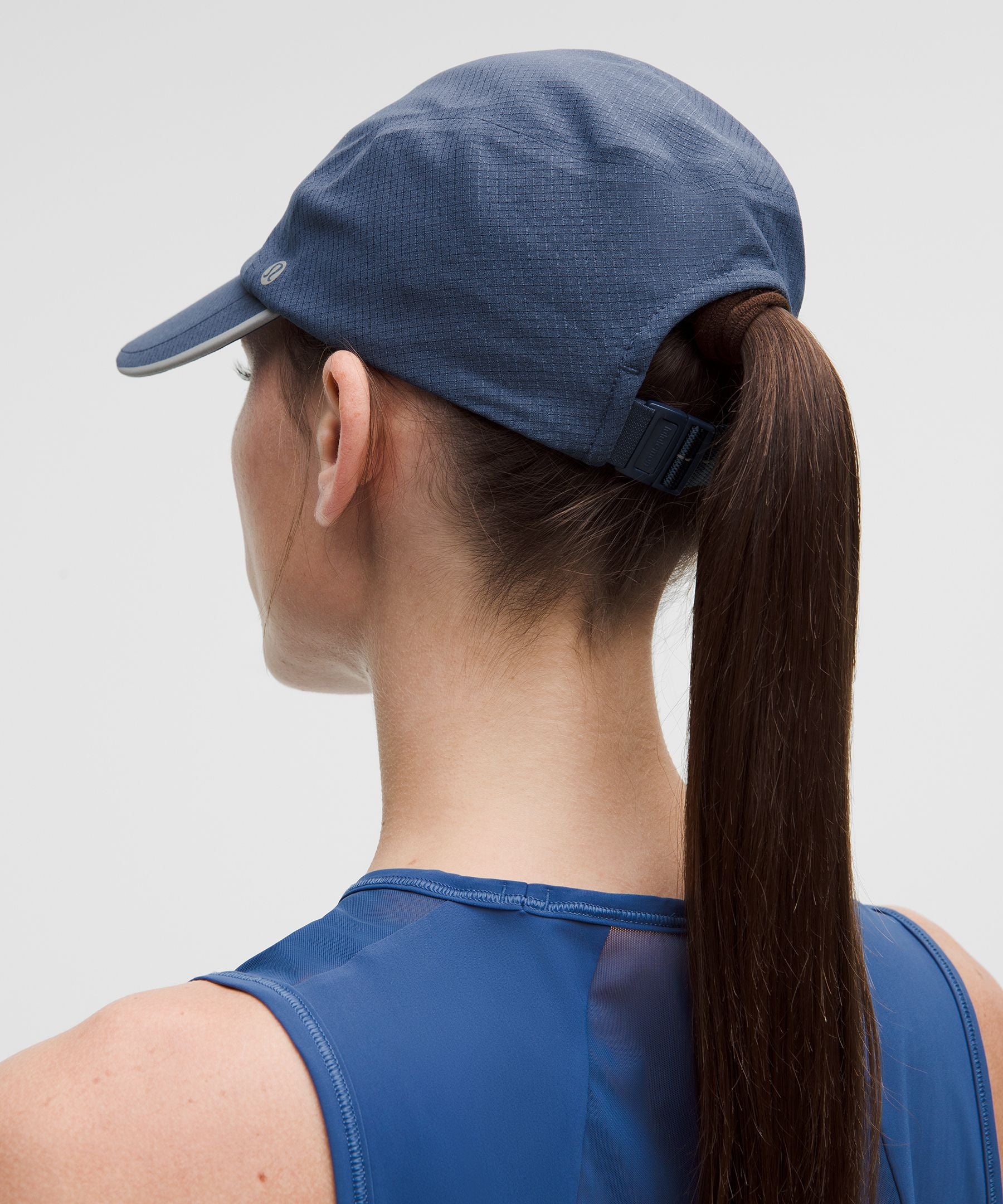 Lululemon Fast and Free Running Hat *WovenAir Blue Twill
