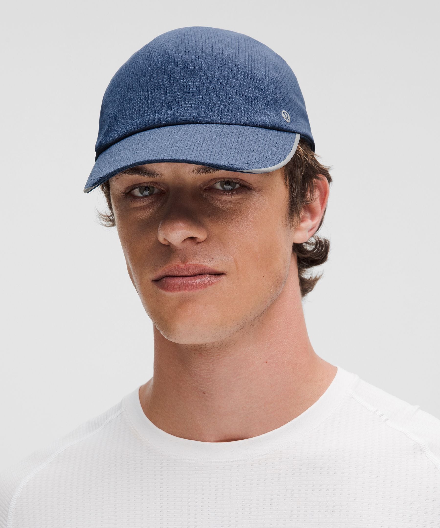 Lululemon Fast and Free Running Hat *WovenAir Blue Twill