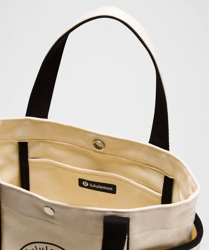 Lululemon Daily Multi-Pocket Mini Canvas Tote Bag 6.5L