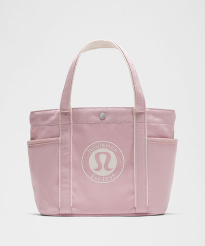Lululemon Daily Multi-Pocket Mini Canvas Tote Bag 6.5L