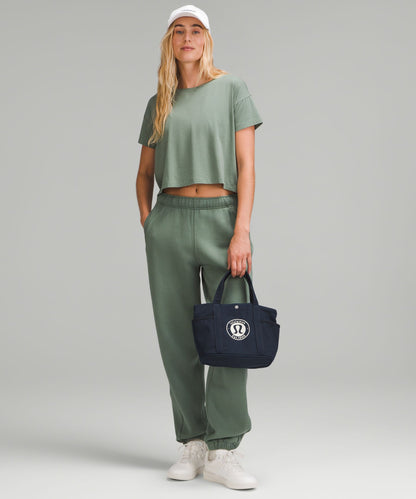 Lululemon Daily Multi-Pocket Mini Canvas Tote Bag 6.5L