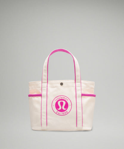 Lululemon Daily Multi-Pocket Mini Canvas Tote Bag 6.5L