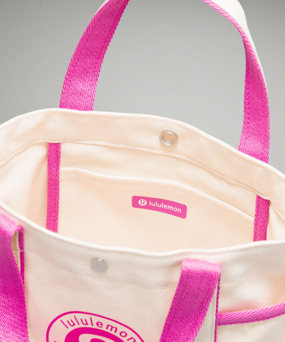 Lululemon Daily Multi-Pocket Mini Canvas Tote Bag 6.5L