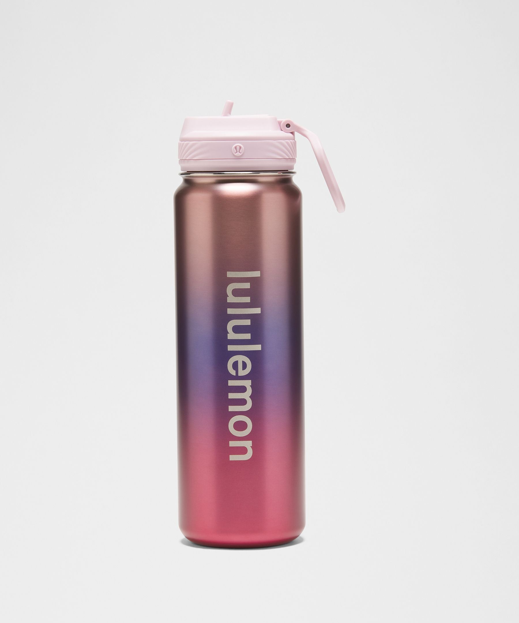 Lululemon Back to Life Sport Bottle 24oz *Straw Lid Blissful Pink/Dusty Lilac/Racer Pink
