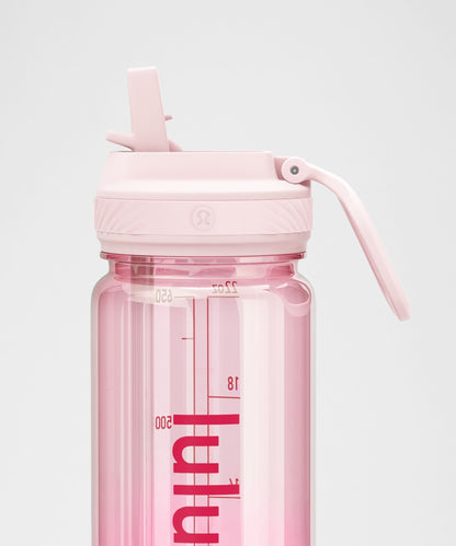 Lululemon Back to Life Clear Bottle 24oz *Straw Lid