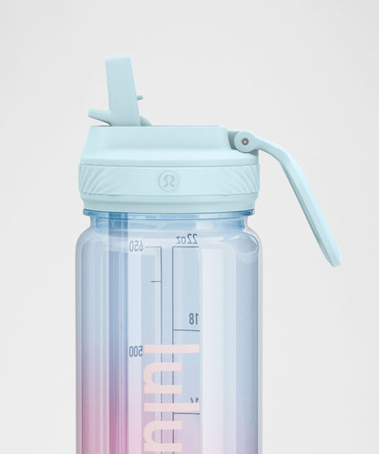 Lululemon Back to Life Clear Bottle 24oz *Straw Lid