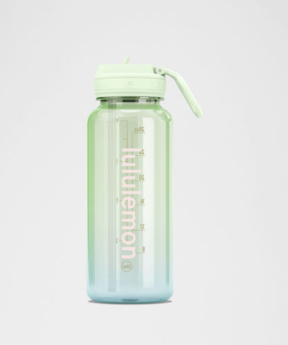 Lululemon Back to Life Clear Bottle 32oz *Straw Lid