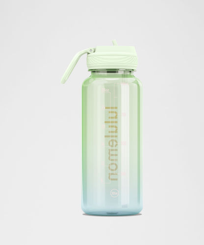 Lululemon Back to Life Clear Bottle 32oz *Straw Lid