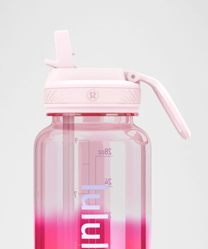 Lululemon Back to Life Clear Bottle 32oz *Straw Lid