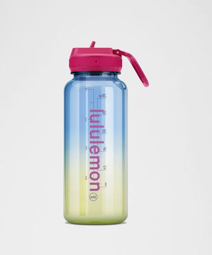 Lululemon Back to Life Clear Bottle 32oz *Straw Lid