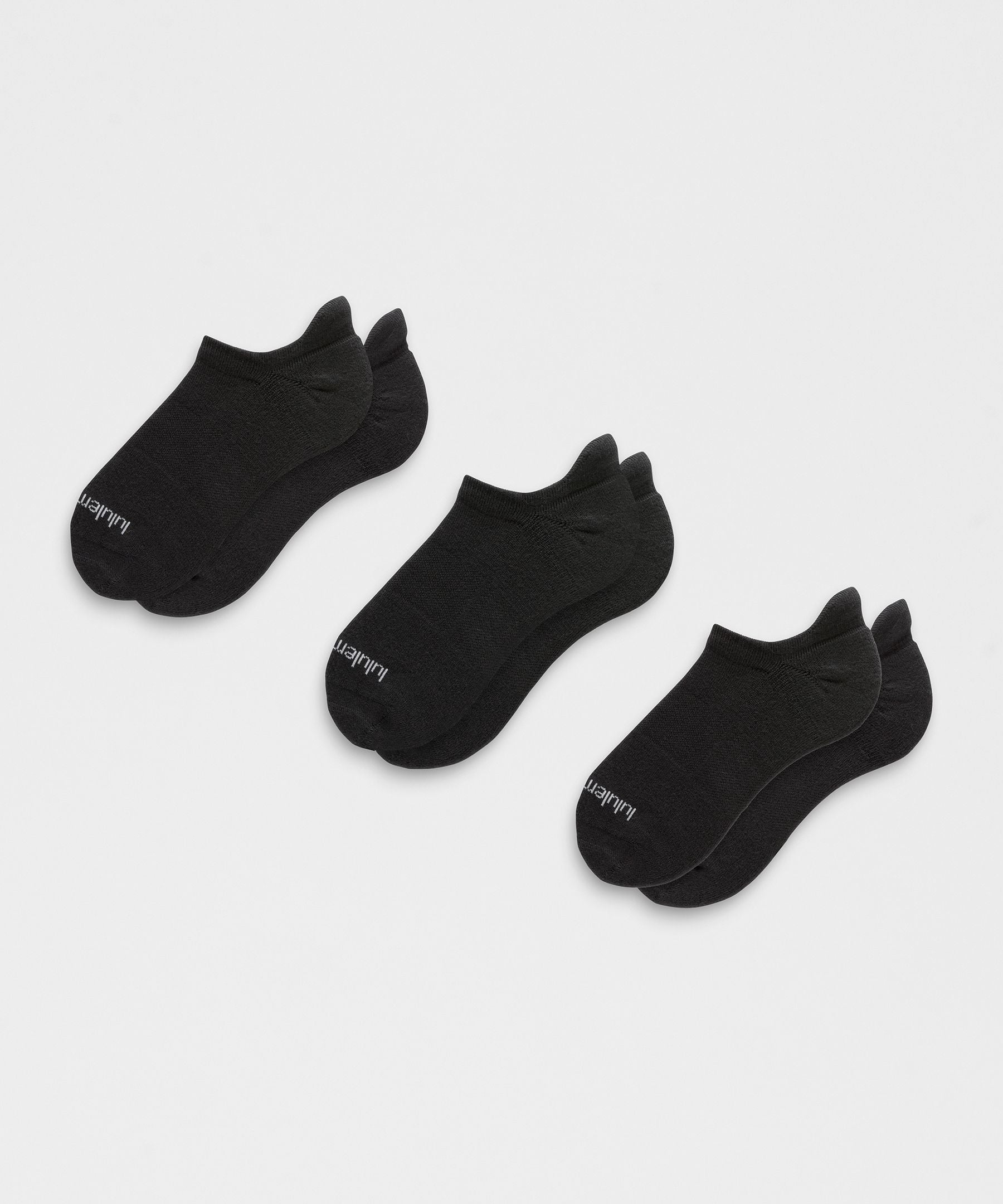 Lululemon Unisex Daily Essential Tab Socks *3 Pack