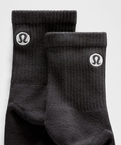 Lululemon Unisex Daily Essential Quarter Socks