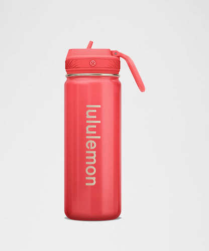 Lululemon Back to Life Sport Bottle 18oz Straw Lid *Shine