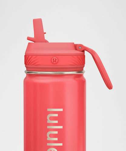 Lululemon Back to Life Sport Bottle 18oz Straw Lid *Shine
