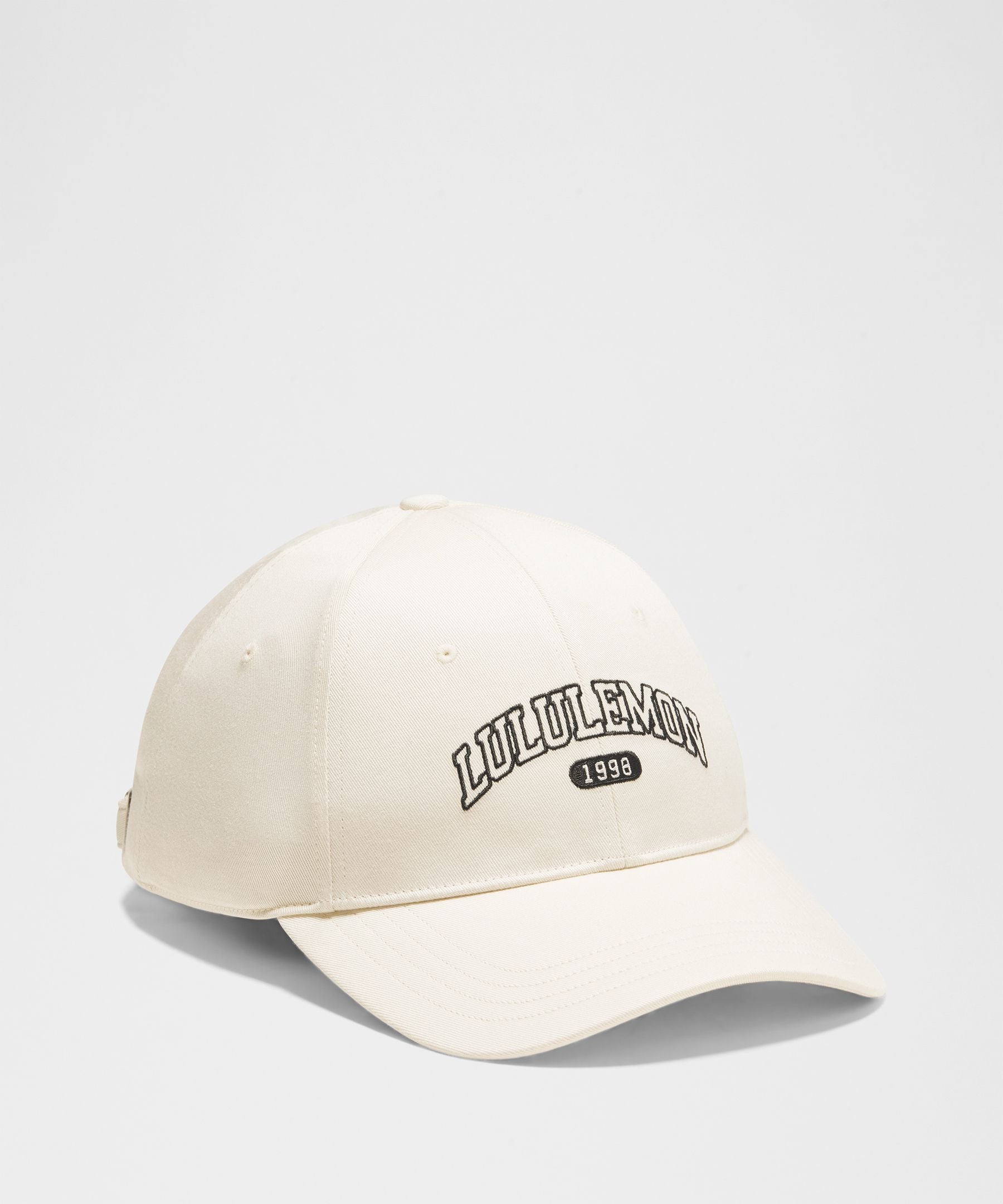 Lululemon Structured Ball Cap *1998 Light Ivory/Black