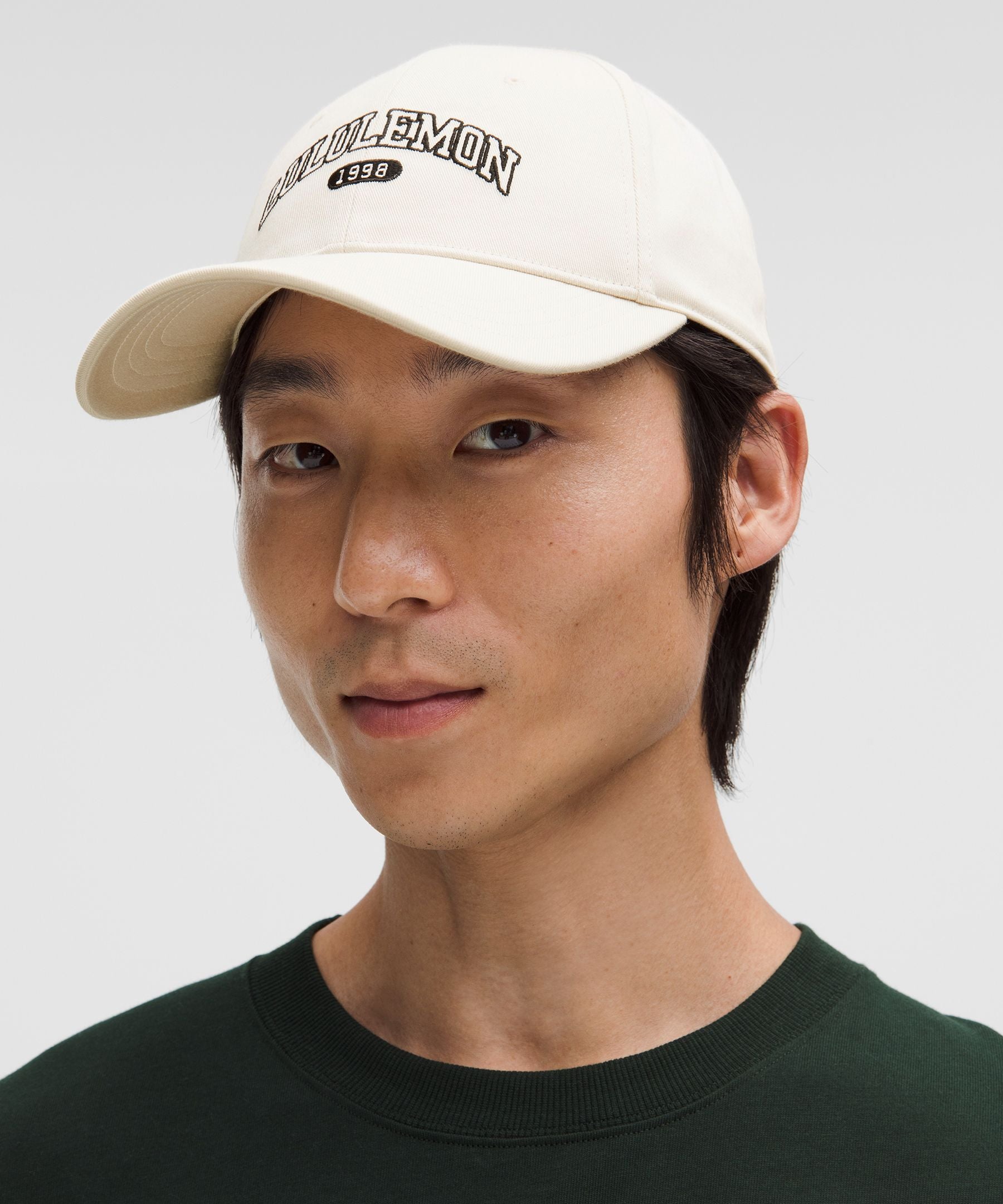 Lululemon Structured Ball Cap *1998 Light Ivory/Black