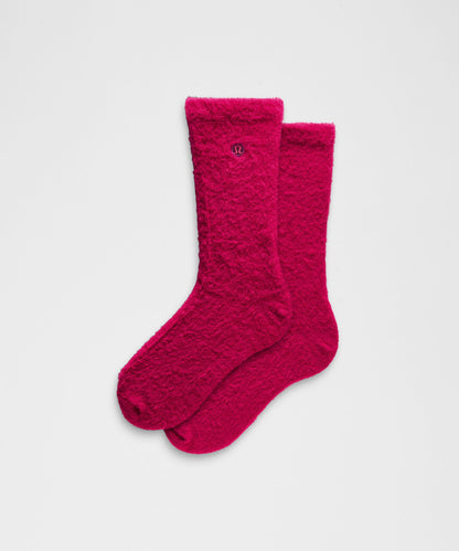 Lululemon Unisex Fuzzy Crew Socks