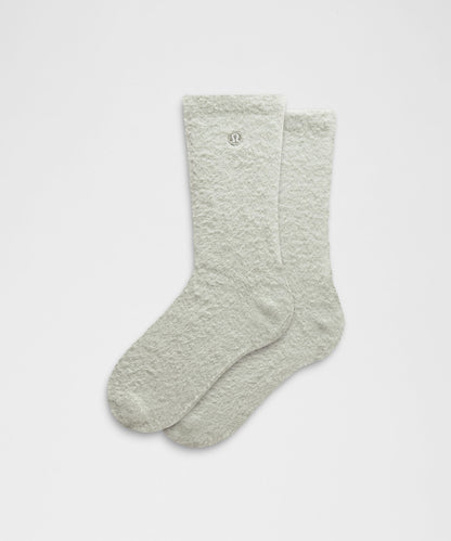 Lululemon Unisex Fuzzy Crew Socks