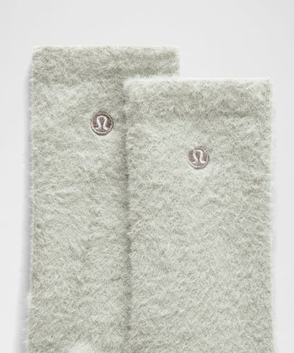 Lululemon Unisex Fuzzy Crew Socks