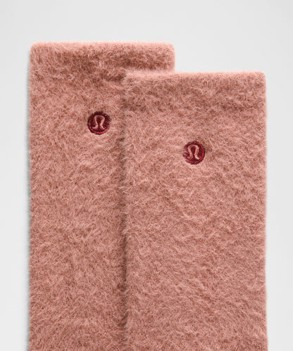 Lululemon Unisex Fuzzy Crew Socks
